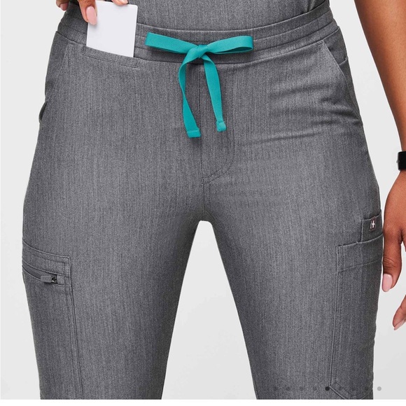 Never worn Figs scrub pants in color graphite. - Picture 5 of 9